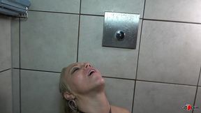 piss swap swallow kiss session with 2 milf wives