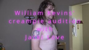 William Kevins' creampie audition with Jacki Love (1080p)