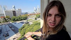 I'm taking a walk through Buenos Aires with my young wife  All I can say is anal, orgasm, cum facial