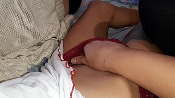 While my roommate is watching a movie I&#039_m fucking her girlfriend - Lesbian Illusion Girls