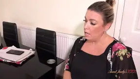 Busty British MILF Maisie in office POV fuck