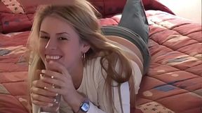 daphne  gets happy  on water