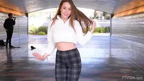 Naomi's Long-Haired Temptation: Public Shoe Removal Leads to Hot Action