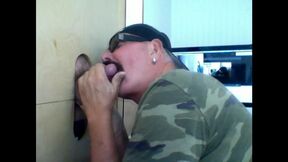 Military Man Gloryhole Suck Off