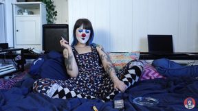 Hairy Clown Smokes