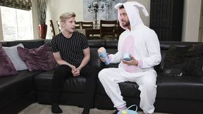 Bunny costume hottie fucks stepson