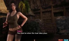 Treasure of Nadia: threesome in the temple, sex ritual ep 2333