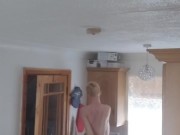 Very skinny teen shows off his skinny perfect body and ribs