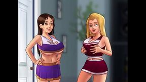 [Summertime Saga - Fan Art] Roxxy, Jenny &amp_ Debbie Scene