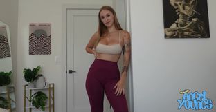 Sexy Bosomy Blonde Hottie Angel Youngs Can't Get Enough Of Her Step-bro's Huge Cock