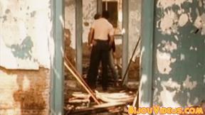 ”Old school homo breeding intensely after sensual blowjob”