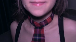 Messy Facials Compilation by Cute Amateur Slut hiyouth - Hottest Cum in Mouth + Cumplay!
