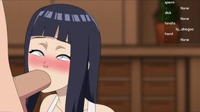 Naruto's ninja kunoichi gets a sloppy Hinata blowjob in a raunchy, steamy, part 122 encounter!