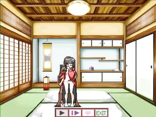 Sexy eighteen yo cutie manga having sex with a dude in her asian abode in erotic manga game