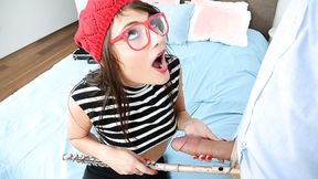 ”Kinky Adria Rae put her flute up her cunt just to get banged after”