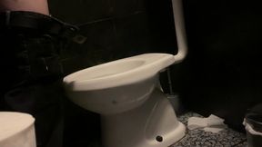 pissing in a club s toilets
