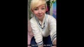 Exhib GF Makes Kinky Pee Diary