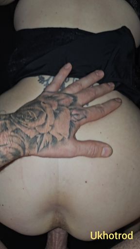 Swxy wife gets fucked doggy style and I cum all over her tight asshole   Clip 1
