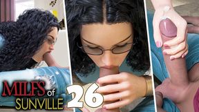 Busty teacher sucks my dick while her husband waits outside the classroom - Jazziuu