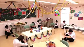 Busty Arisa Sawa Tempts Two Guys For A Hot Intimate Threesome Encounter