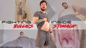 Fighting inside bullies stomach - GIANT VORE