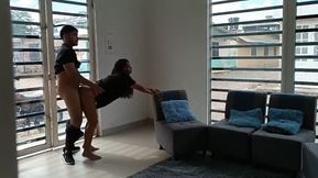Landlord demanded a rent, but the latina babe found another option instead of money
