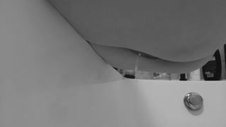 little wet pussy piss in bathroom - Close up pissing