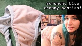 SCRUNCHY BLUE PANTIES