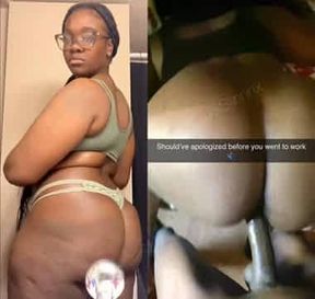 Big Booty Ebony Cheating With BBC