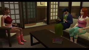 Kado Akiyama, Jenna Akiyama and a doll