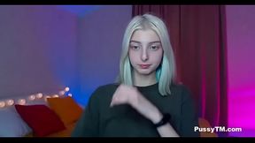 Blonde girl for talking dirty