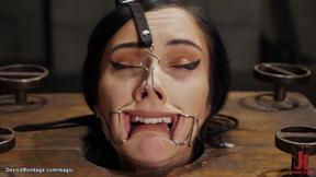 ”Tiny slave gets nipples clamped”