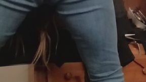 Me Crushing Another Slave Flat With My Big Ass