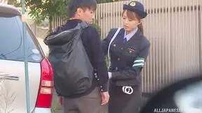 Hot Cop Seduced – Ravaged by Busty Trucker on the Highway