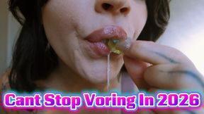 Can't Stop Voring In 2026 (Gummy Bear Voring, Swallow Whole, Burping, Post Digestion Belly Play) Ft Raquel Roper
