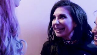 Joanna Angel ravaged hardcore by two tattooed trans beauties