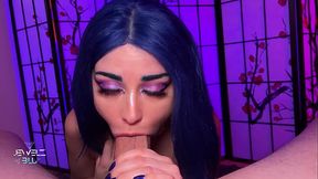 I like it rough... Your big cock sliding all the way down my throat POV