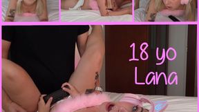 18 yo Teen Gamer Lana Gets Creampied FHD