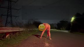 Van driver almost caught me naked in public