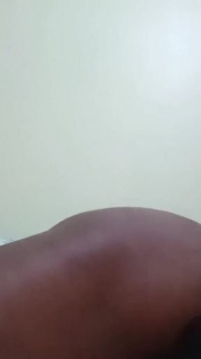 Humping on Bed with Carrot in My Pussy.