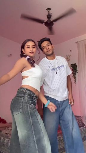 Curvy bollywood dancer gets fucked hard by her standing boyfriend