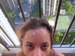 Baristajazx Getting Backshots In The Balcony