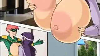 Kick ass sucks the penis until he makes the protagonist come with all the milk