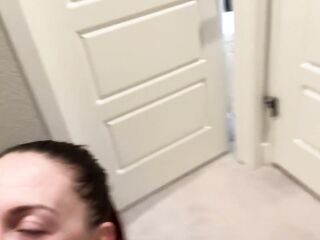 plumber handyman get pa.d by deep throat cumshot FULL ON OF 3
