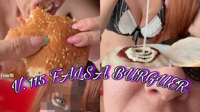 FAKE BURGUER Fetish Food