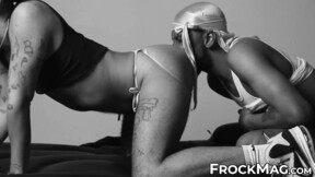 ”Horny ebony twink Ronnie rimmed hard the juice wet hole of hot Adidas Papi”