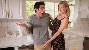 Blonde Widow Wants Her Stepson's Cock, Scene #01