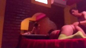 I suck her ass and pussy in a cheap motel