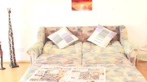 Tattooed German slut rides cock and swallows cum