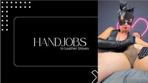 handjobs in leather glove cum in gloves